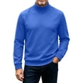 thumbnail image 5 of Horkkom Mock Neck Sweatshirt Plain Pullover Fall Outfits Sweatshirt Casual Trendy Sweatshirt M, 5 of 8