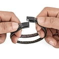 thumbnail image 6 of Speroto Mens Bracelets,Leather and Steel Bracelets, Chain Bracelets with Magnetic Clasp,Steel Bracelets for Men, 6 of 6