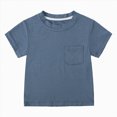 thumbnail image 1 of Gubotare T-Shirts pour Enfants Garçons T-Shirt Garçons T-Shirt Rétro Graphique pour Enfants Manches Courtes Décontracté Randonnée Camping 2T 3T (Marine,2-3 Ans), 1 of 5