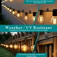 thumbnail image 4 of Outdoor String Lights Hangers, Christmas Light Clips, Lights Hanger Hooks for Hanging Christmas Light, Fairy Lights, Outdoor Patio Lights, 38 Pack, Black, 4 of 7