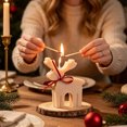 thumbnail image 2 of Christmas Reindeer Candle Scented Wax Clean Burning & Handmade for Dining Table Fireplace Mantel Christmas Decor by MPOISVA, 2 of 9