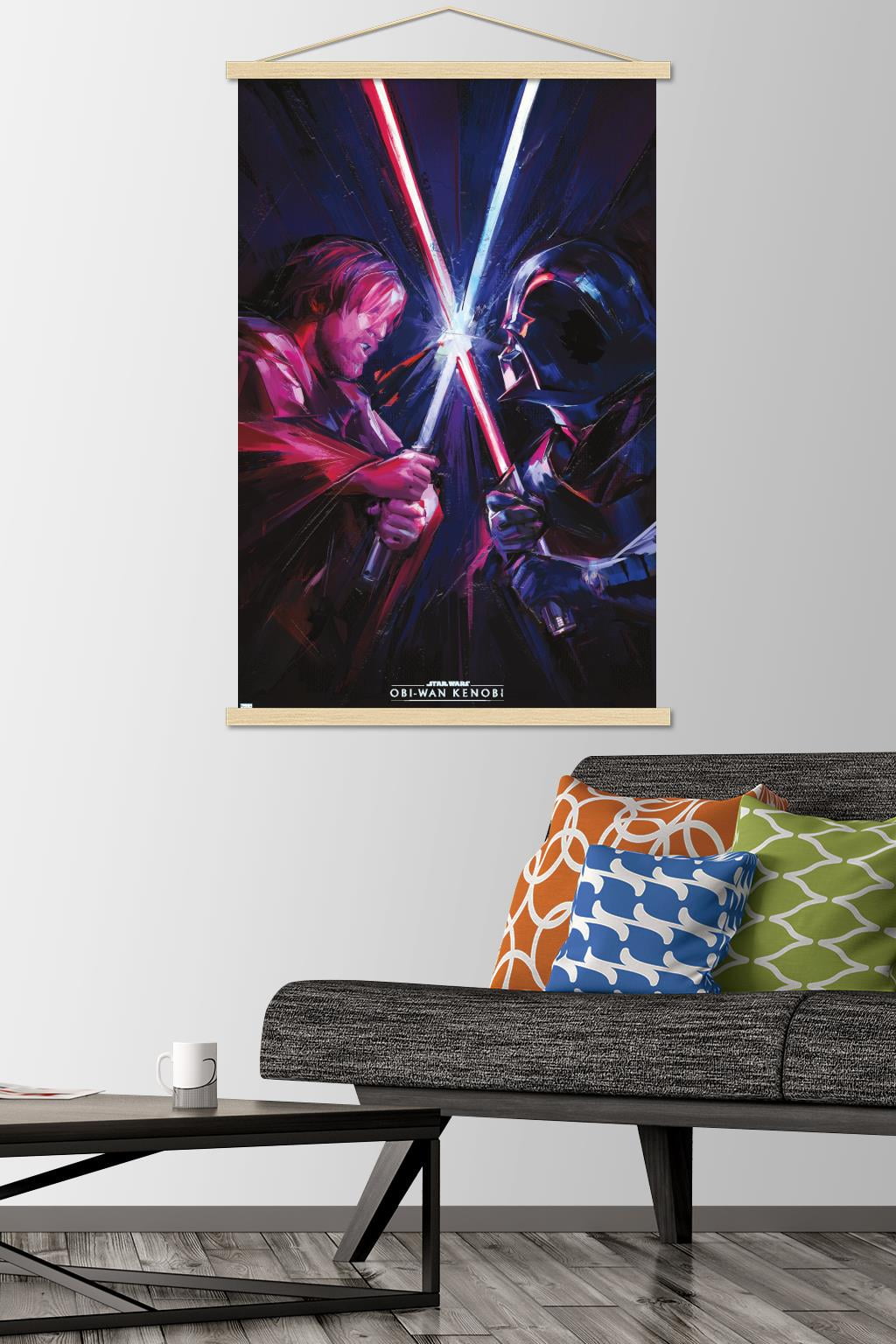 Star Wars: Obi-Wan Kenobi - Duel Wall Poster with Magnetic Frame, 22.375" x 34"