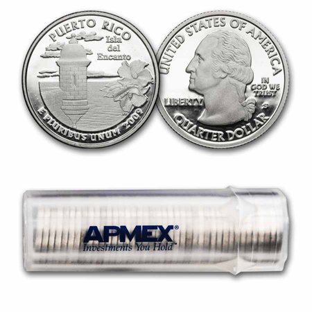 2009-S U.S. Territory Puerto Rico Quarter 40-Coin Roll (Silver)