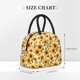 thumbnail image 2 of Disketp Yellow Polka Dot Sunflower Bolsa Térmica para Almuerzo, Lonchera con Abertura Amplia y Gran Capacidad, Organizador Reutilizable para Mujeres, Hombres y Adultos, 2 of 6