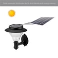 thumbnail image 4 of Bewildely Portable 8 LED montado en la pared con energía solar al aire libre valla de jardín lámpara decorativa paisaje luz Iluminación y accesorios blanco Bewildely HA025927-02, 4 of 6