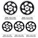 thumbnail image 4 of plato Juego de bielas para bicicleta de montaña, 170mm, juego de brazo de manivela para bicicleta MT SWTXO 30T, 4 of 7