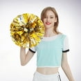 thumbnail image 2 of Cheerleading Handheld Colorful Flowers, PVC Material - Lightweight, Double Finger Buckle, Anti-Slip, for Sports & Performance Events, 2 of 4