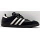 thumbnail image 2 of Adi-das Samba Mens 12.5 Shoes Black Leather Sneaker Soccer Casual White Stripes, 2 of 6