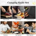 thumbnail image 4 of Camping Cooking Cookware Kitchen Set Camp Accessories Cook Utensils Kit Camping Essentials BBQ Silicone Mess Kit for Backing Gear Camping Must Haves Equipment, 4 of 6