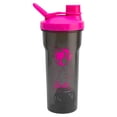 thumbnail image 2 of Vaso Shaker Deportivo con Tapa Rosa, Diseño Barbie Silueta, Incluye BolaShaker de Plástico, Capacidad 700 Ml, Negro, 2 of 5