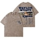 thumbnail image 1 of Waylon Wyatt Playera Lavada Algodón Unisex Manga Corta Gira Fuera del Azul, 1 of 5