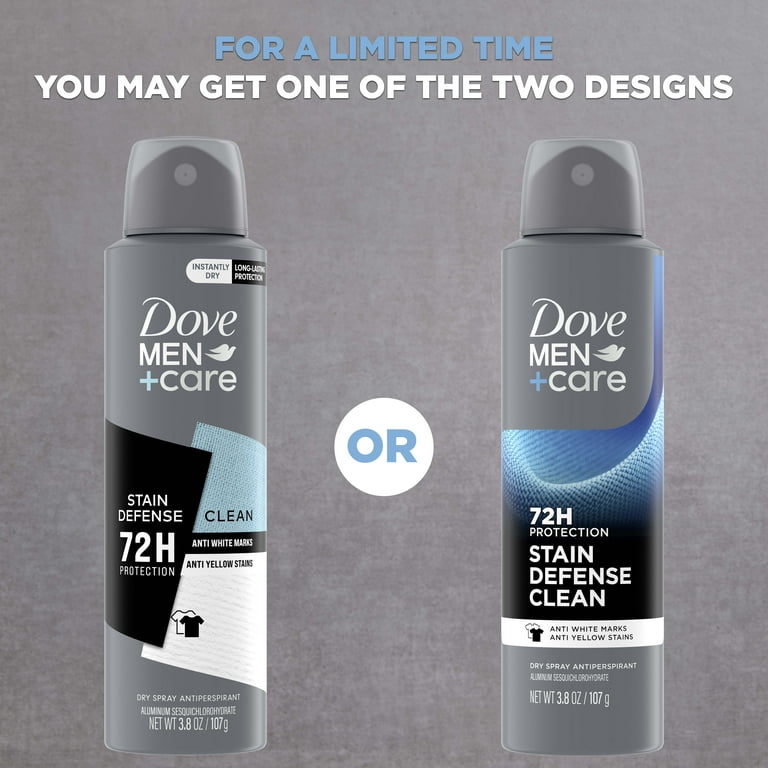 Dove Men+Care Antiperspirant Deodorant Spray for Men Stain Defense