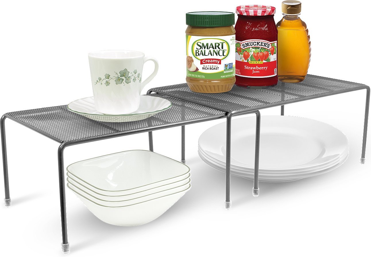 Pantry Organizers ‚ÄîFeatures Stackable Expandable Shelves Made