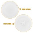 thumbnail image 3 of OUNONA 500Pcs Plastic Cap Fixing Bracket White Screw Caps For Cabinet And DIY Projects, 3 of 8