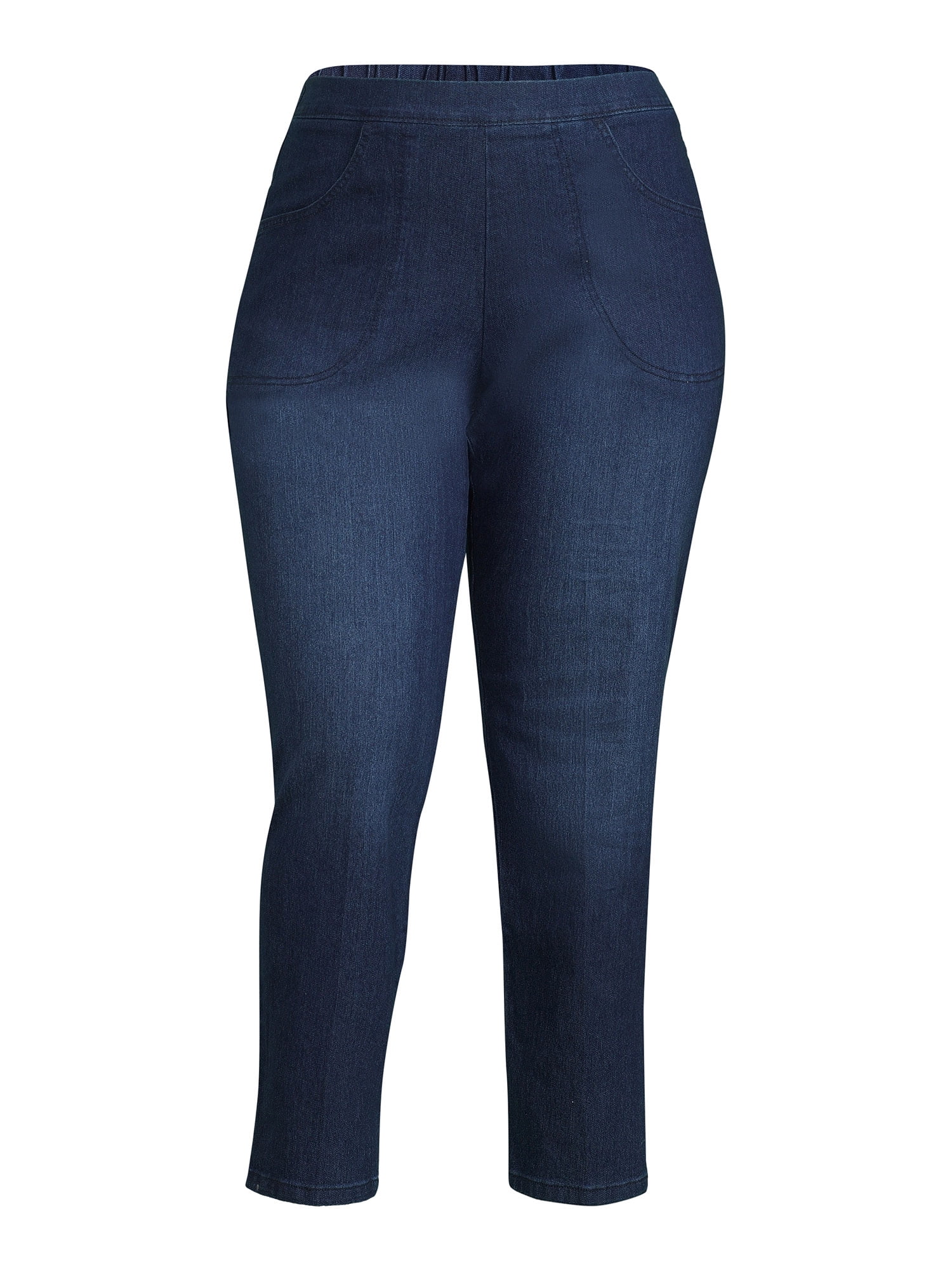 JMS Just My Size by Hanes Women's Plus Size 2 Pocket Pull On Pants, Single and 2 Pack