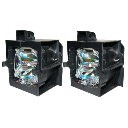 Jaspertronics Lamp & Housing TwinPack for The Barco iQ R400 Projector with Original Specs & Full Lifespan Bulb 1 Year Warranty 2 Unit per pack