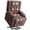 Brown, variant on MCQ Recliner Chair, Single, Electric Lift Recliner with Massage and Heating, Gray, Includes Side Pockets and Cup Holders