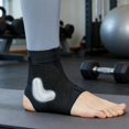 thumbnail image 1 of Colaxi Foot Ankle Brace Sports Compression Sleeve Protection Polyester Arch Support Wrap for Volleyball Adults Cycling Soccer Sports M With Silicone, 1 of 8