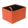 thumbnail image 1 of koolsoo Foldable Back Seat Car Trash Bin Auto Storage Box Portable Garbage Container Orange, 1 of 9