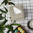 thumbnail image 2 of MadeTerra Rattan Decorative Tissue Box Cover for Bathrooms, Living Rooms and Bedrooms (Square Whitewash), 2 of 7