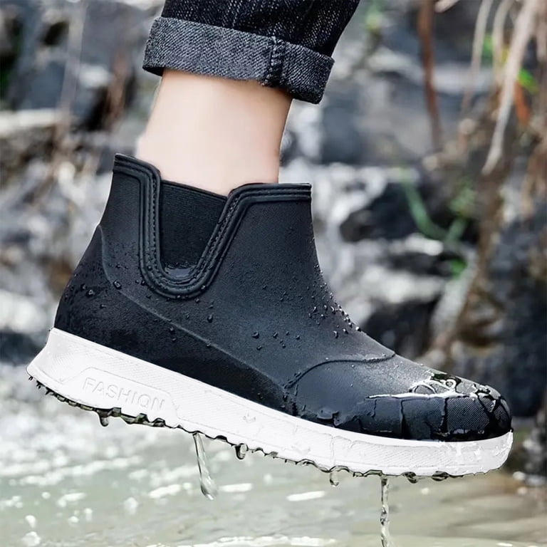 Mepaouo Mens Deck Boots Saltwater Fishing Rubber Waterproof  display picture 1