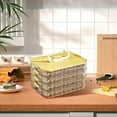 thumbnail image 1 of Transparent Stackable Kitchen And Fridge Storage Containers With Sealing Lids For Cookies Dumplings And Freezer Food, 1 of 4