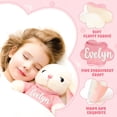 thumbnail image 6 of 12'' Personalized Bunny with Embroidered Name, Easter Basket Stuffers, Custom Bunny Easter Birthday Gifts Brand: Rryoumisun, 6 of 9