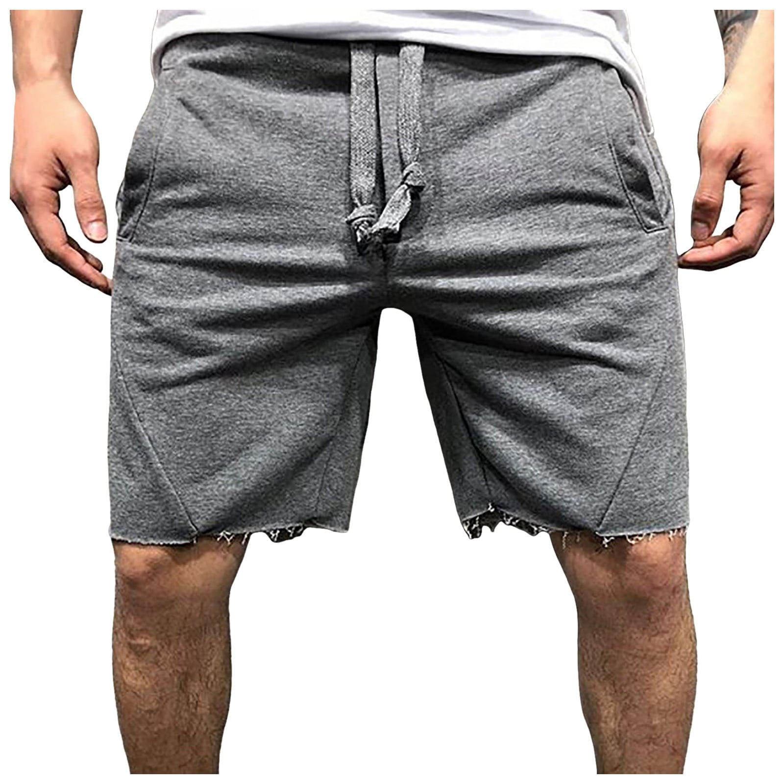 Shorts De Sport Homme Men Summer Loose Thin Breathable Jeans