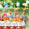 thumbnail image 4 of 3PCS Horse Racing Party Tablecloths - Derby Day Decorations, Disposable Plastic Table Covers 86x51 Inch for Themed Supplies, 4 of 4