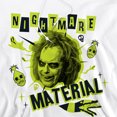thumbnail image 2 of Beetlejuice Beetlejuice Nightmare Material Adult Pull-Over Hoodie, White, Medium, 2 of 4