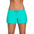 thumbnail image 1 of Swimsuit Solid Good Elasticity Fast Drying Fashionable Simple Widened Trouser Legs Cold Gentle Shorts Breathable Swimwear Light Blue L, 1 of 6