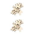 thumbnail image 2 of maskred DIY Wood Slices Handicraft Accessory Pendant Making Materials Craft Chips Type 1 2Set, 2 of 6