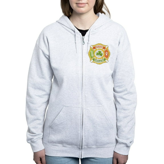 CafePress - Irish Brigade - Women's Zip Hoodie