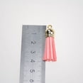 thumbnail image 3 of Borla de terciopelo Borla de cuero de ciervo Accesorios de bricolaje Borla de llavero, 3 of 5