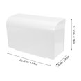 thumbnail image 2 of MOKKHNB 2Pcs Waterproof White Socket Cover for Wall Outlet Protection in Bathroom Kitchen and Home, 2 of 8