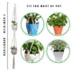 thumbnail image 4 of Yuarrent Cestas colgantes 100 hechas a mano, soporte para plantas, macramé, colgador de plantas, maceta para colgar en la pared interior, soporte para Jardín y Patio No.29 Yuarrent HA001777-29, 4 of 6