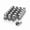 Silver, variant on Richeer 24Pcs M12x1.5 OEM Factory Style Lug Nuts for Tacoma, 4Runner, FJ Cruiser, GX460, GX470, Mag Washer Style, 1.85 inch Tall - 13/16"(21mm) Hex, 12x1.5 Chrome Lug Nuts