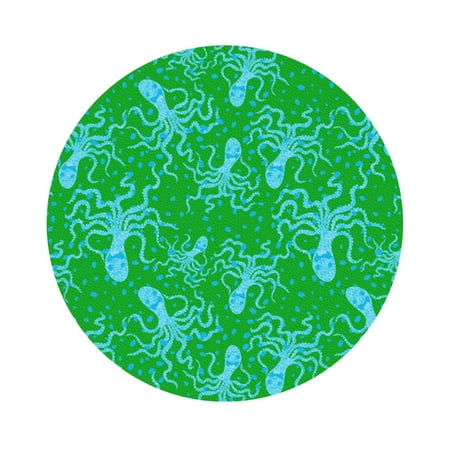 

Matuu Octopus1 for Cup Coasters Set of 6 Leather Coasters Desk Coasters for Office Measures 4” x 4” Round Shape