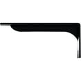 thumbnail image 4 of Ekena Millwork 2"W x 12"D x 5 1/4"H Embrey Steel Bracket, Powder Coated Black, 4 of 11