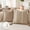 Beige Stripe, variant on Pentantan Decorative Throw Pillow, 18"x18" Soft Couch Pillows with 2-Pack Inserts, Boho Floral Cushion for Sofa Living Room Bedroom, Brown