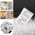 thumbnail image 2 of 100 Packets Non-toxic Silica Gel Desiccant Pack Moisture Absorber Dehumidifier For Kitchen Clothes Storage Room Food Spices Jewelry Shoes, 2 of 5