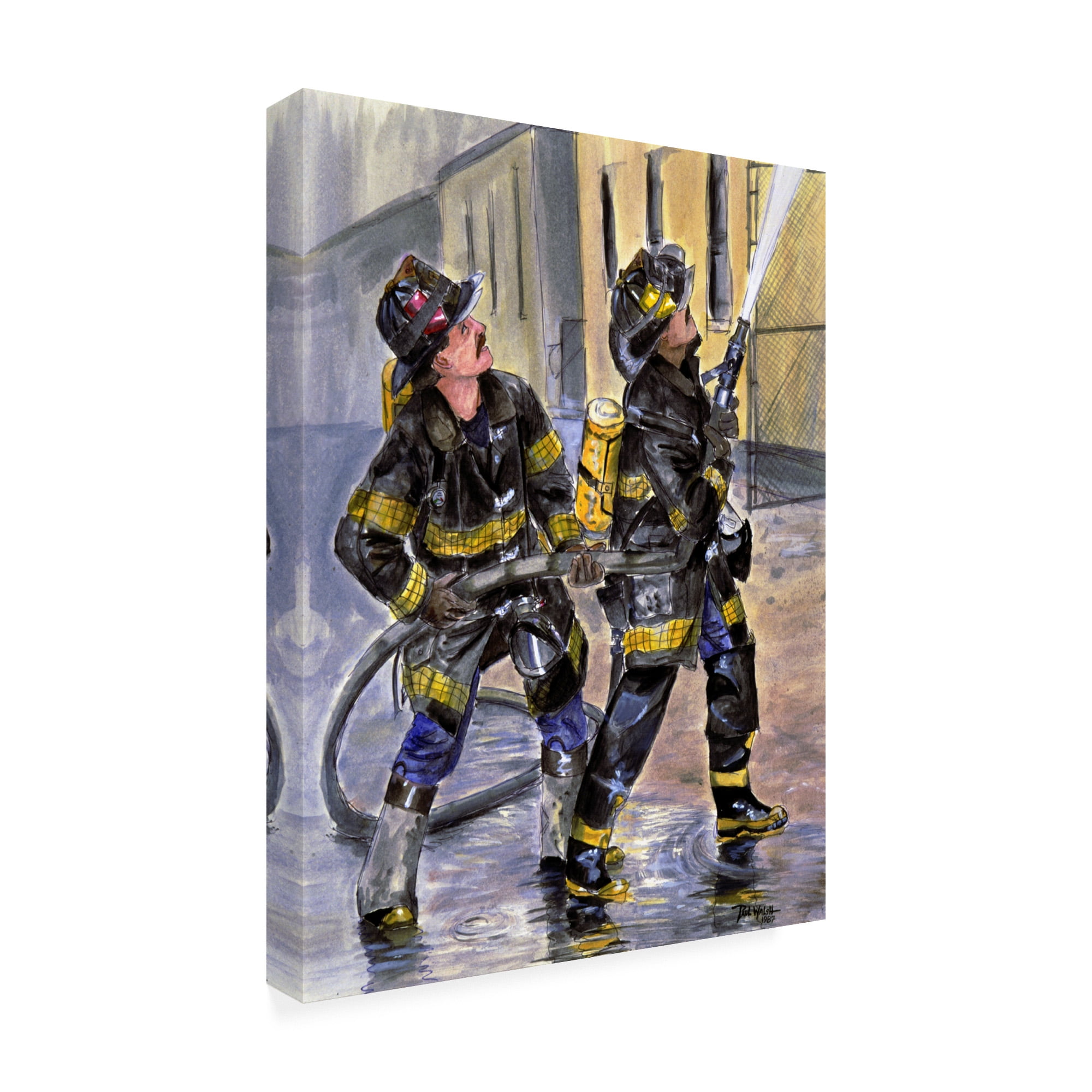 Trademark Fine Art 'First Due' Canvas Art by Paul Walsh