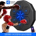 thumbnail image 3 of Music Boxing Machine, Family Boxing Training Game, Smart Fun Boxing Training Target, Wall Bluetooth Mounted Punching Pad Bag with Children's Gloves, 3 of 11