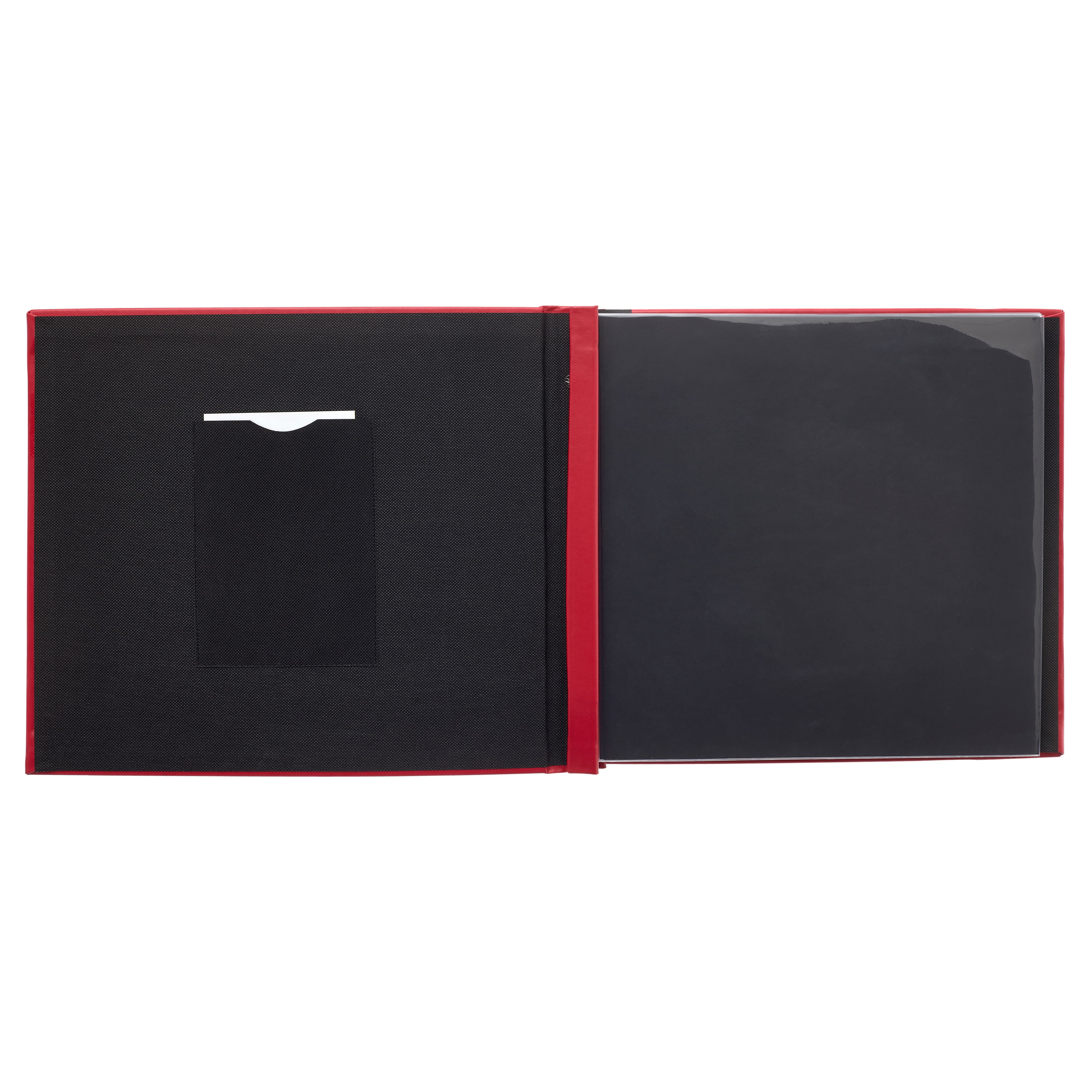 Recollections Red Faux Leather Mega Scrapbook, 6 Pack