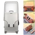 thumbnail image 2 of 16-28 Inch Travel Luggage Cover Transparent PVC Suitcase Protector Cover Waterproof Dustproof Luggage Protector Cover Luggage 18Inch, 2 of 6