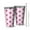 Pink Daisy Flower, variant on 16oz Tumblers Light Gray Daisy Flower Pattern Stainless Steel Vacuum Insulated Double Wall Travel Tumbler Cups Mug with Lid and Straw,Cleaning Brush for Coffee,Tea