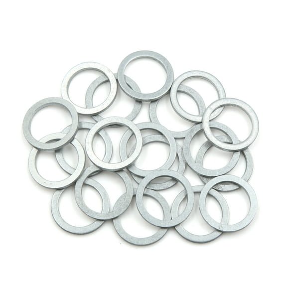 Unique Bargains 20pcs Engine Oil Crush Washers Drain Plug Gaskets 18mm ID. 23.9mm OD. for Auto Car