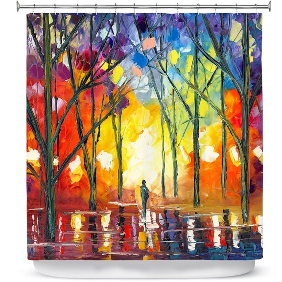 Shower Curtains 70" x 73" from DiaNoche Designs by Jessilyn Park - Reflections of the Soul