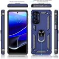 thumbnail image 3 of Moto G Stylus 5G 2022 Case, Moto G Stylus 5G Case 2022 with HD Screen Protector, [Military-Grade] Magnetic Ring Holder Kickstand Shockproof Protective Case for Moto G Stylus 5G 2022, Blue, 3 of 13