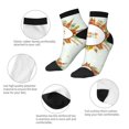 thumbnail image 5 of Pofeuu World Travel3 Print 30cm Socks, Adult Running Hiking Socks for Youth and Adult, 5 of 7